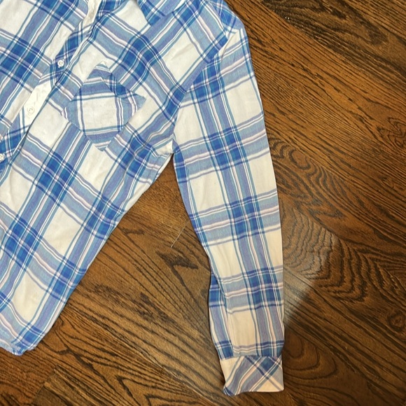 Rails Plaid Button Front Shirt Size Large - Picture 4 of 4